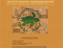 Tablet Screenshot of connectionscharterschool.org